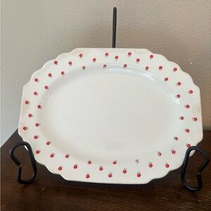 vintage W.S. George Blushing Rose Dalrymple serving platter